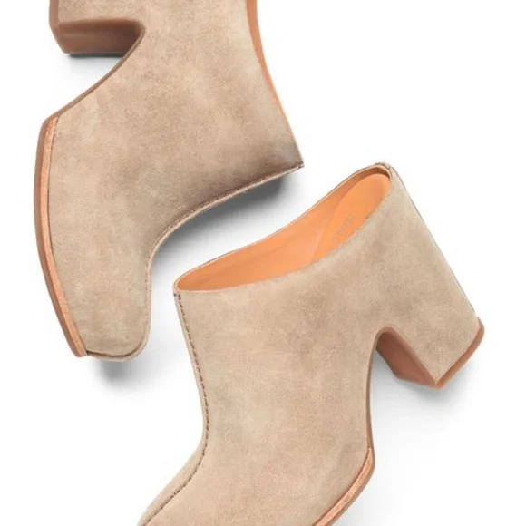 Gorgeous Kork-Ease Sagano Suede Platform Mules - Picture 8 of 9